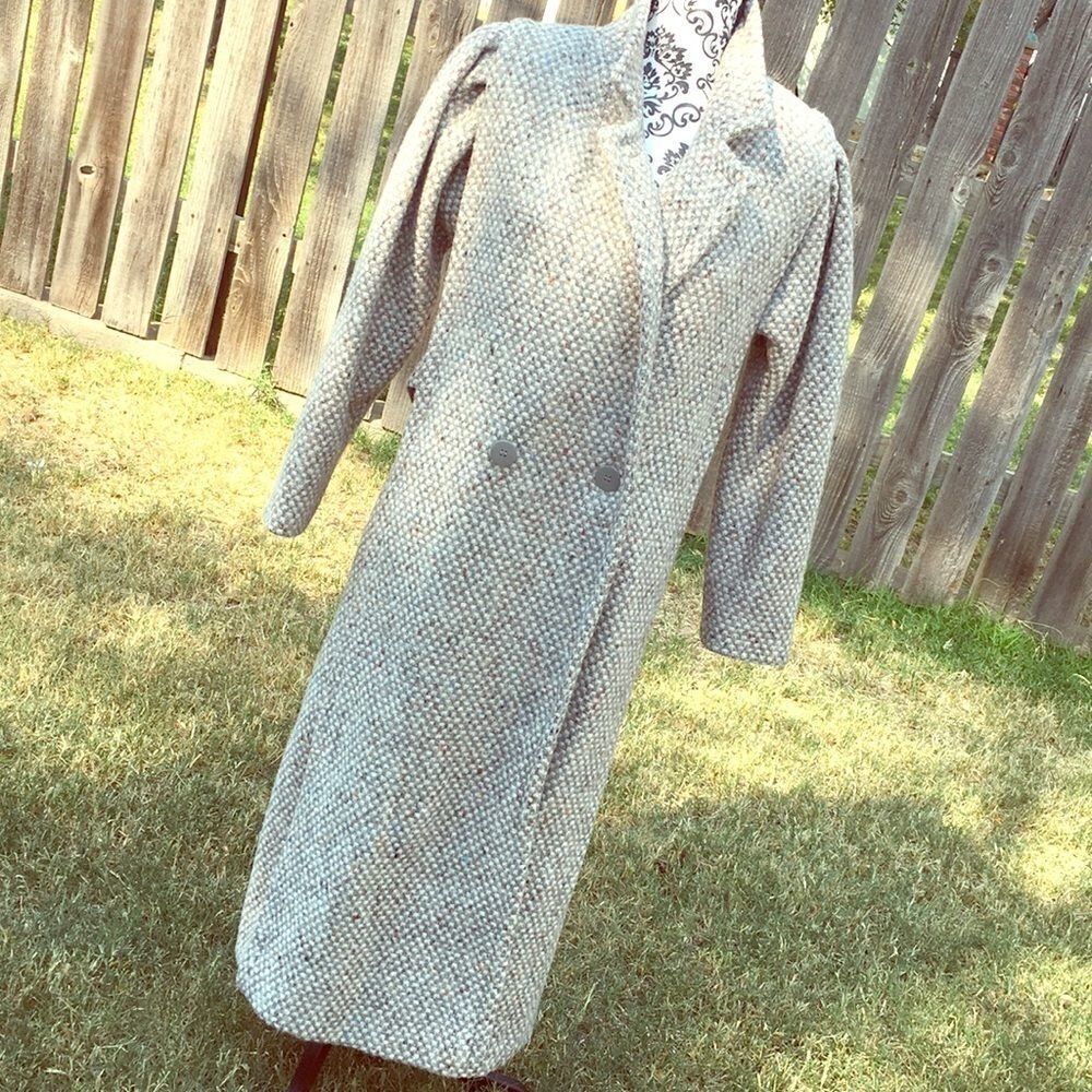 International Scene Pure Wool Vintage Double Breasted Maxi Coat 9/10